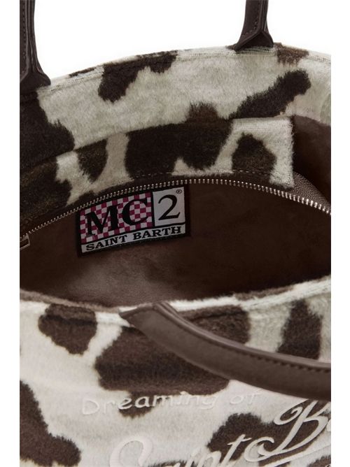 Borsa donna Colette Felt in misto lana muccata MC2 Saint Barth | COLETTE FELT-COW10 EMB